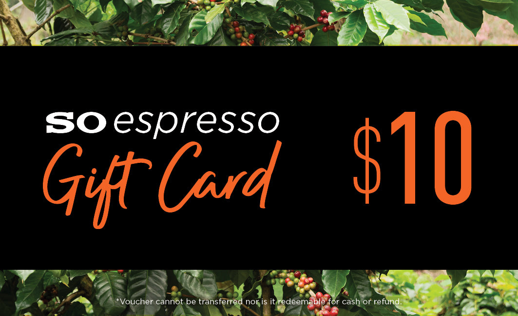 SO espresso gift cards