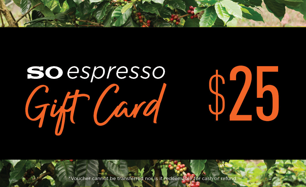 SO espresso gift cards